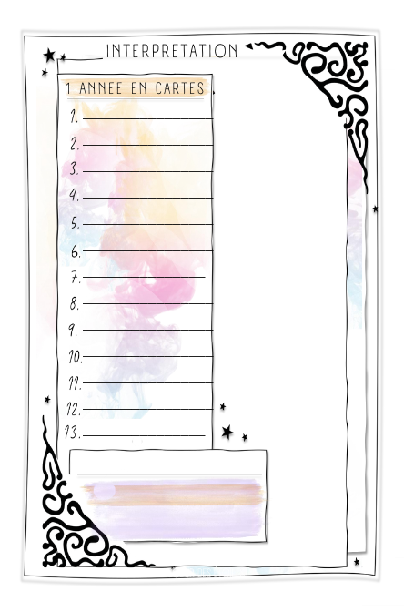 JOURNAL TAROT Parce que les cartes ne te mentent jamais !🔮🃏